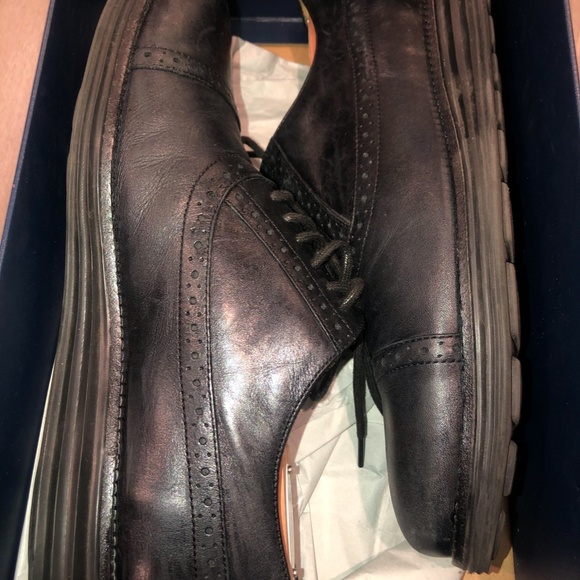 SOLD COLE HAAN BLACK DRESS SHOE SZ 9 - Picture 7 of 7